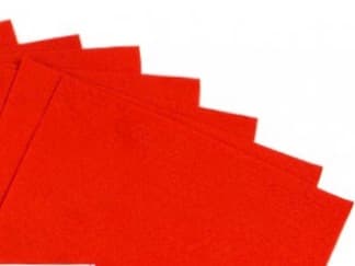 Červený filc A4 180g No name na scrapbooking