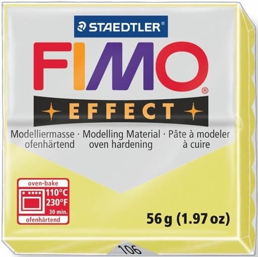 FIMO Effect polymerová hmota citron 106 Staedtler 57g