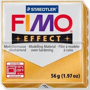FIMO Effect metalická zlatá polymerová hmota Staedtler 57g