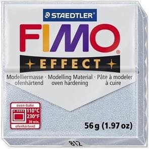 FIMO Effect glitrová stříbrná polymerová hmota Staedtler 57g