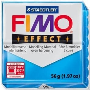 Staedtler FIMO Effect transparentní modrá polymerová hmota 57g
