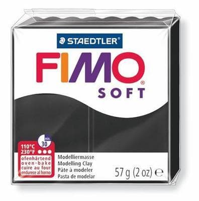 FIMO SOFT polymerová hmota 57g černá Staedtler modelování