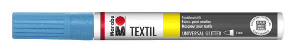 Marabu Textil Painter Glitter fix na textil petrolejový 3mm
