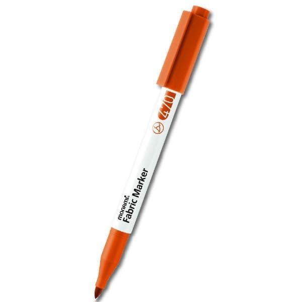 Monami Fabric Marker Brush fix na textil fluo oranžová