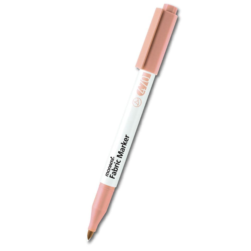 Monami Fabric Marker Brush fix na textil oranžová tělová