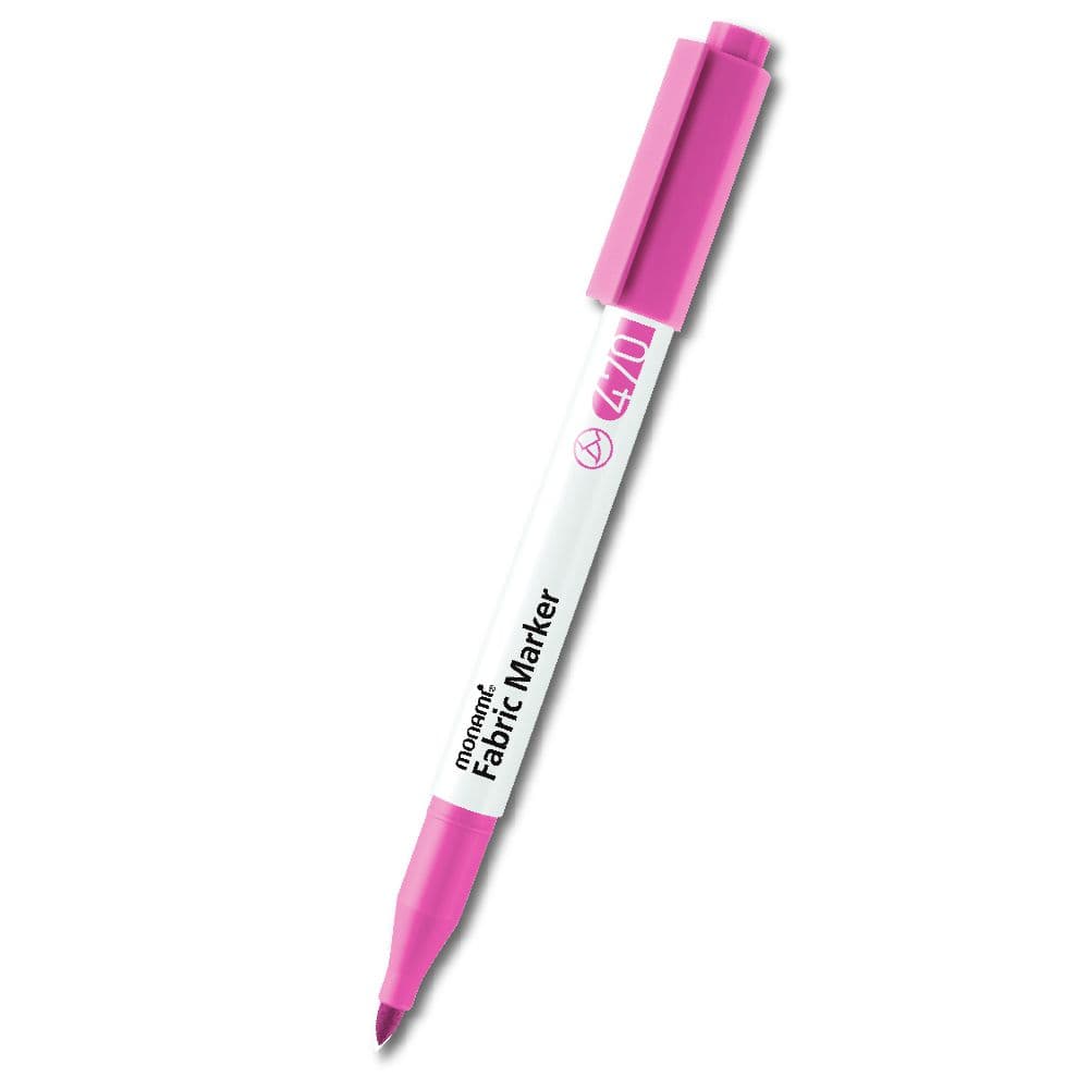 Monami Fabric Marker Brush fix na textil růžová