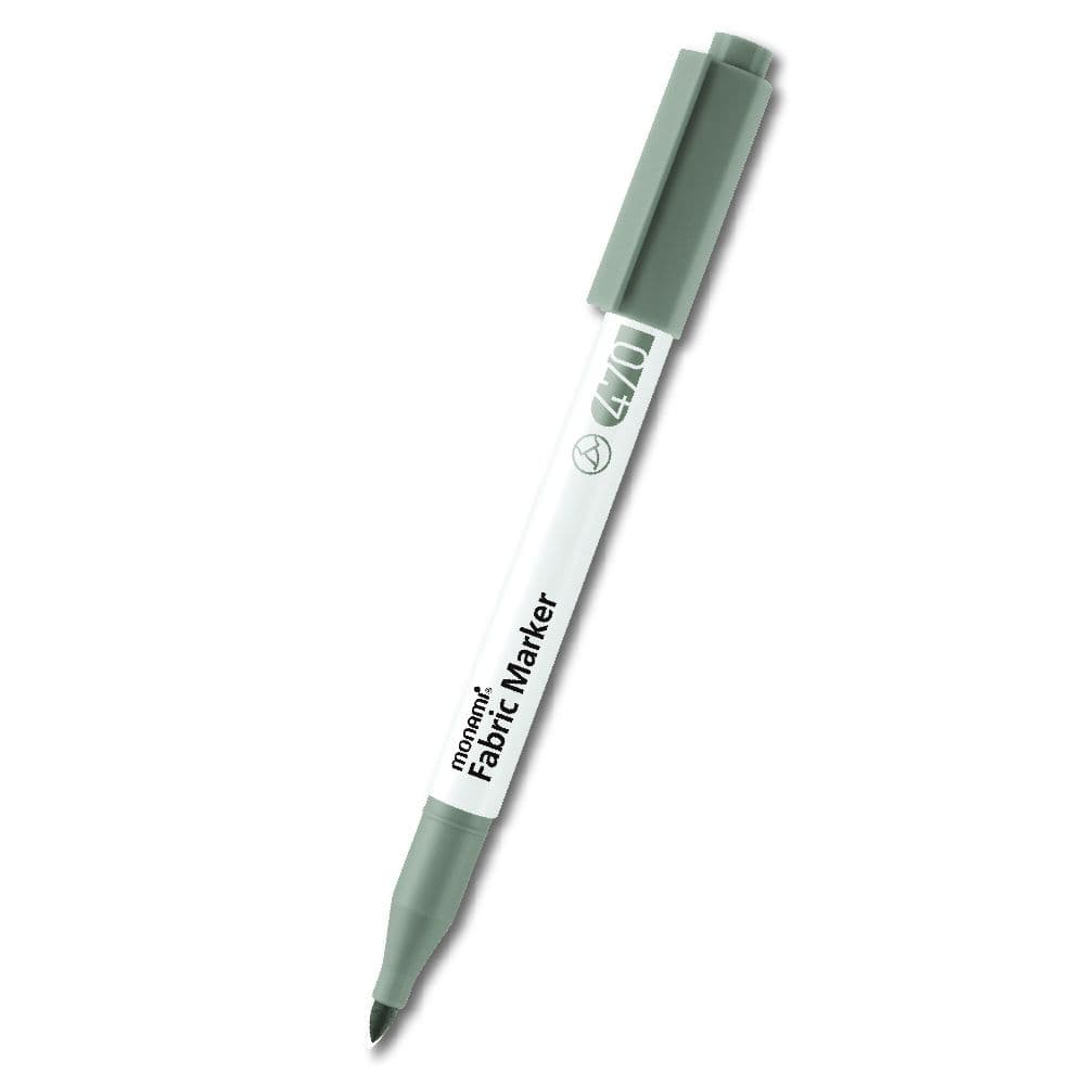 Monami Fabric Marker Brush fix na textil šedá