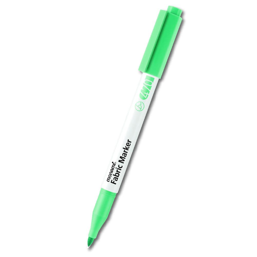 Monami Fabric Marker Brush fix na textil zelená smaragd