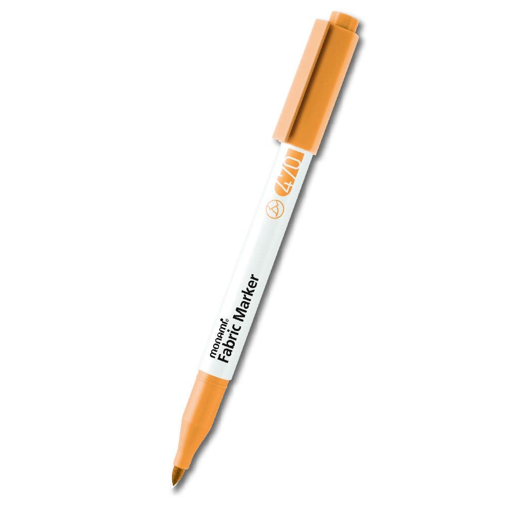 Monami Fabric Marker Brush fix na textil žlutá tmavě