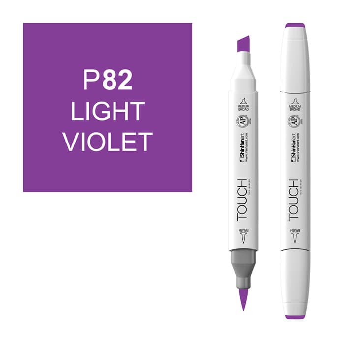 ShinHan Art TOUCH-BRUSH P82 Light Violet designérský fix fialový