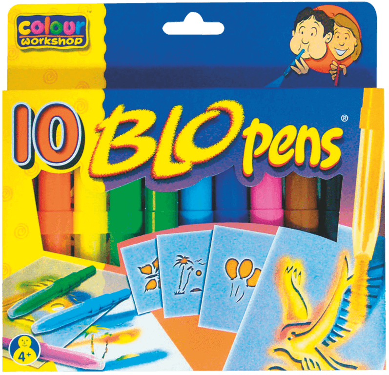 Centropen foukací fixy Rainbow sada 10 barev papír