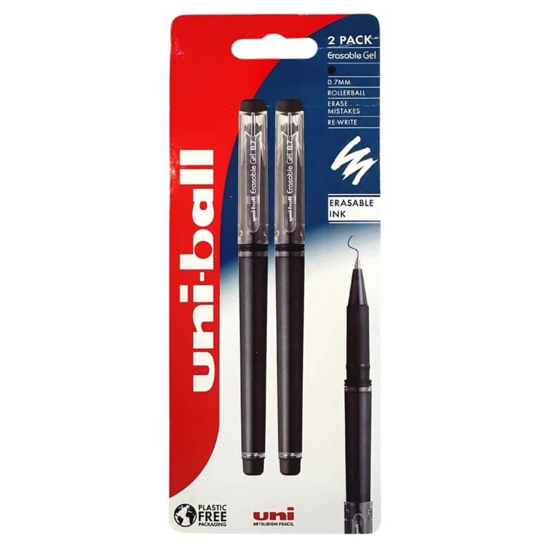 Uni Erasable Gel gelové gumovací pero modré 0,7 mm