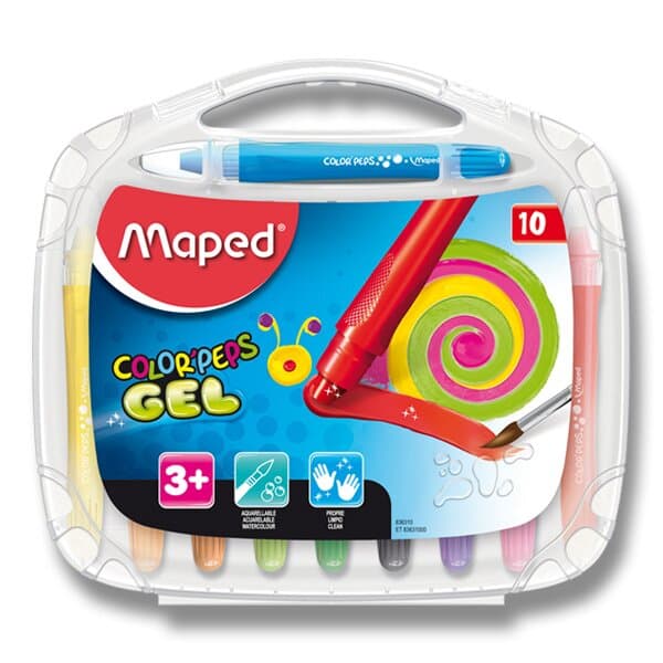 Maped GEL Color'Peps akvarelové gelové pastely sada 10 barev