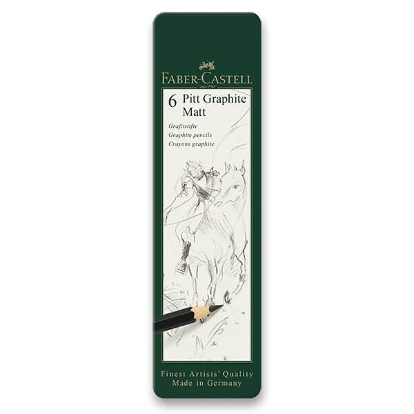 Faber-Castell Pitt Graphite Matt tužky sada 6 kusů