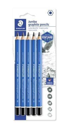 Staedtler Lumograph grafitové tužky jumbo šestihranné 5 tvrdostí