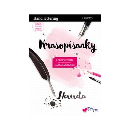 Ditipo Handlettering Krasopísanka A4 Abeceda pro kaligrafii