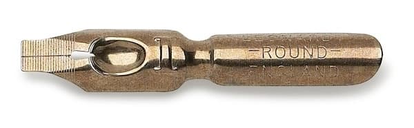 Manuscript kaligrafické pero Round Hand 1 3,15 mm čelní pohled