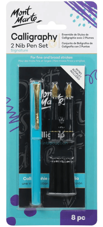 MontMarte kaligrafické pero pro začátečníky se dvěma hroty