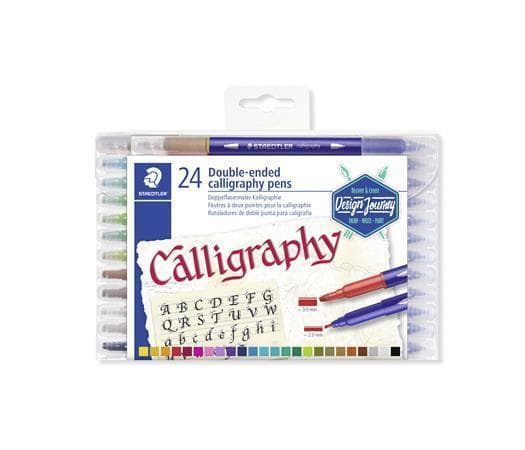 Staedtler Calligraphy Duo kaligrafické popisovače oboustranné 24 kusů