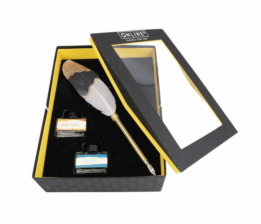 Online kaligrafický brk s perem 1,5 mm a inkousty