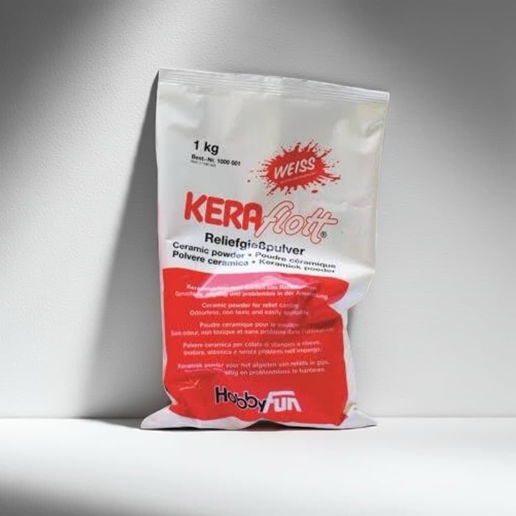 HobbyFun KERAflott bílá keramická odlévací hmota 1 kg