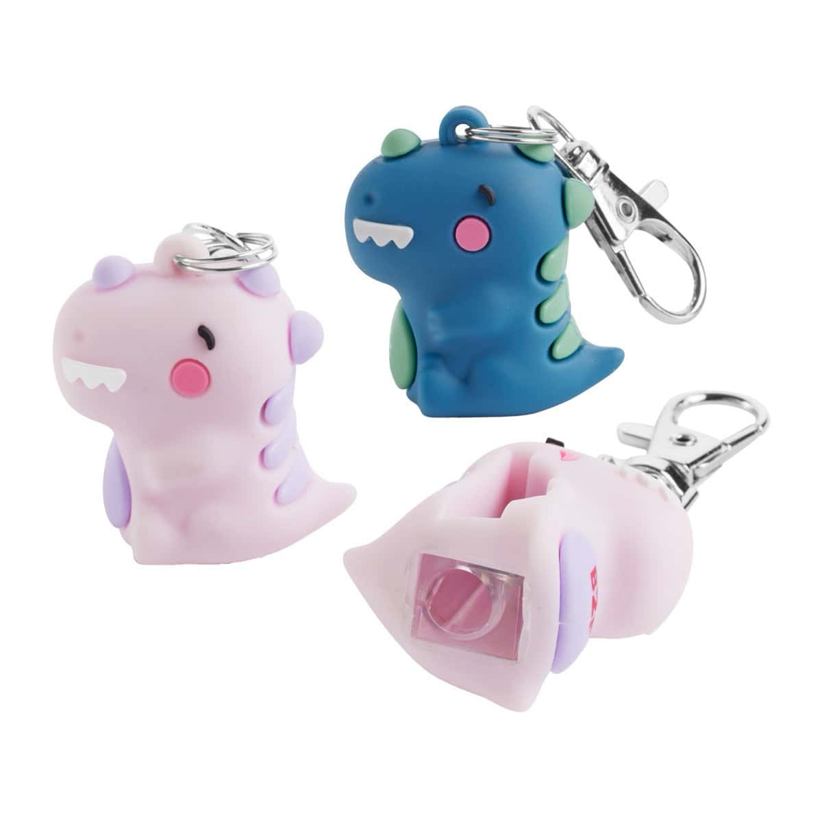 Miquelrius klíčenka s ořezávátkem dinosaurus modro-zelená Hello Sharpie