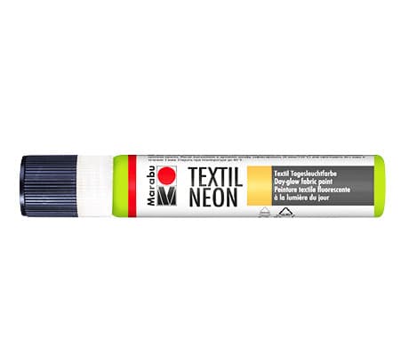 Marabu Textil Liner Neon zelená fluo kontura 25 ml