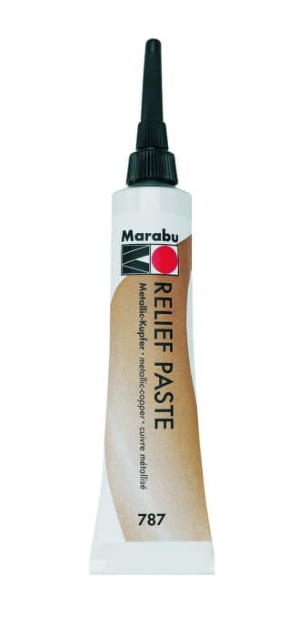 Marabu Relief Paste kontura na sklo měděná 787
