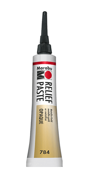 Marabu Relief Paste zlatá metalická kontura na sklo porcelán