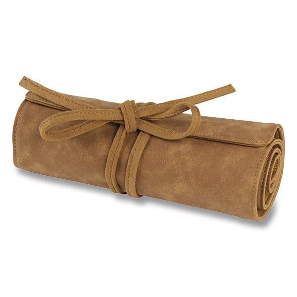 Faber-Castell prázdné kožené rolovací pouzdro na psací potřeby