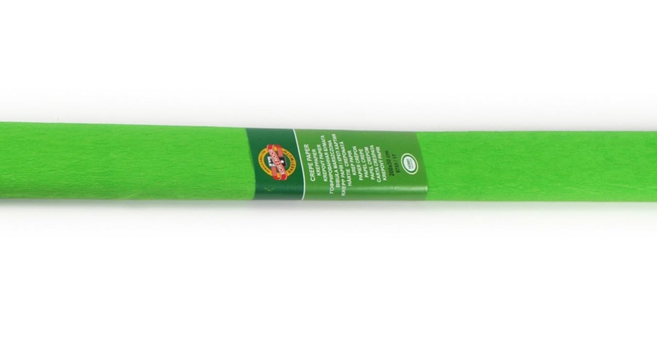 Koh-i-Noor krepový papír zelená jarní role 200x50cm