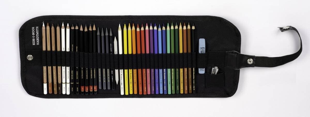 Koh-i-Noor Gioconda 8891/5 kreslířská souprava v rolovacím penálu