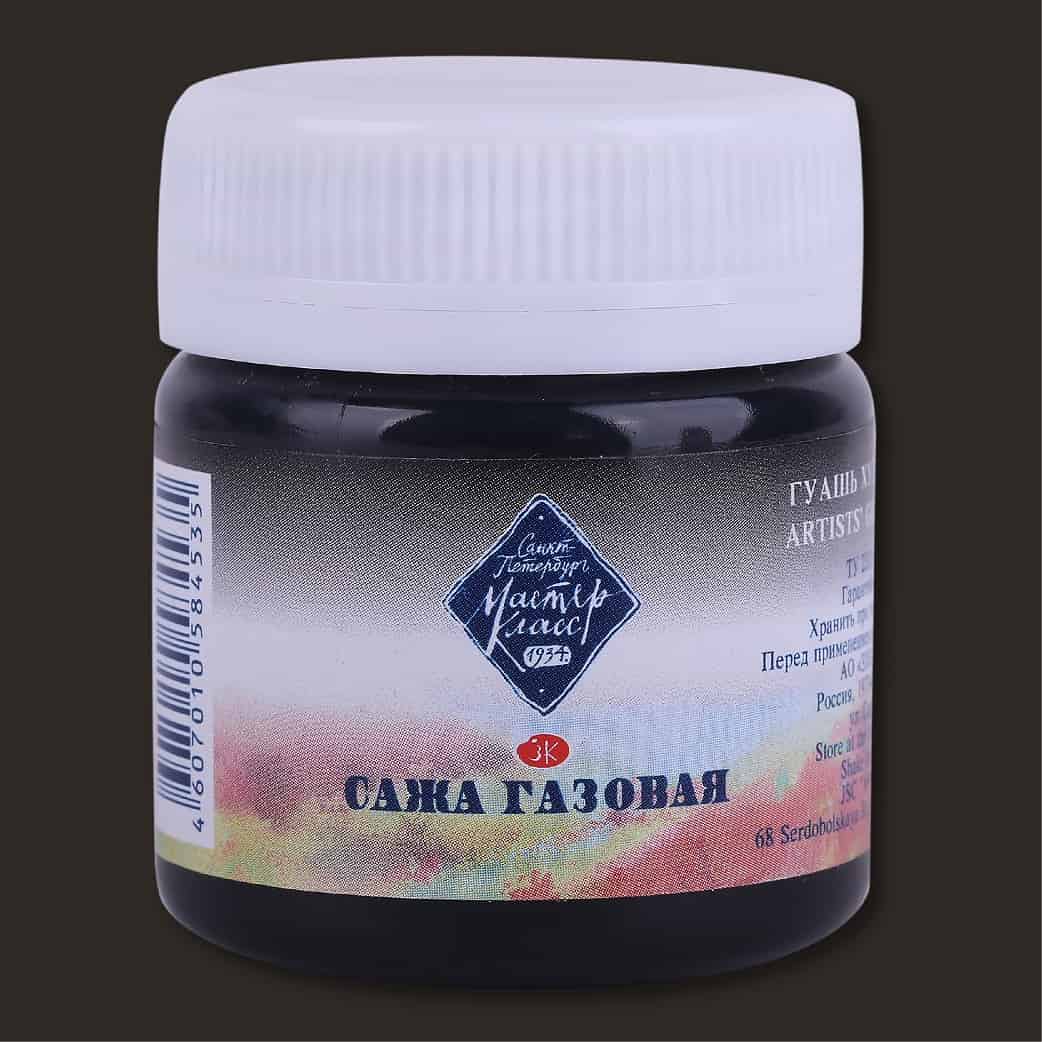 Nevskaya Palitra Master Class kvašová barva černá 40ml