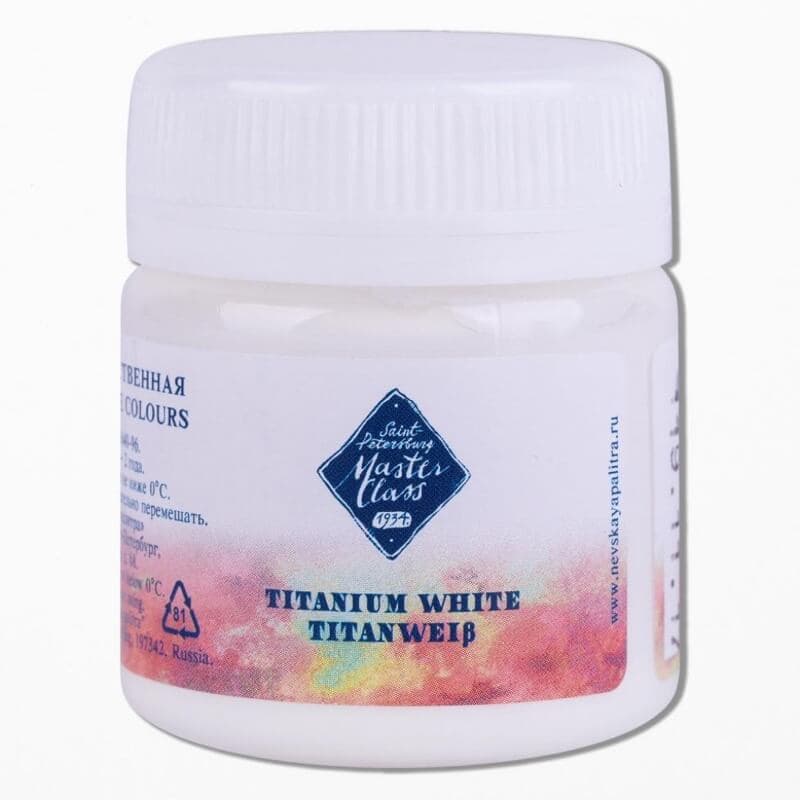 Kvašová barva Master Class titanium white Nevskaya Palitra 40ml