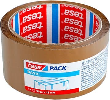 Lepící páska Tesa Basic 58575 hnědá 45mm 40m