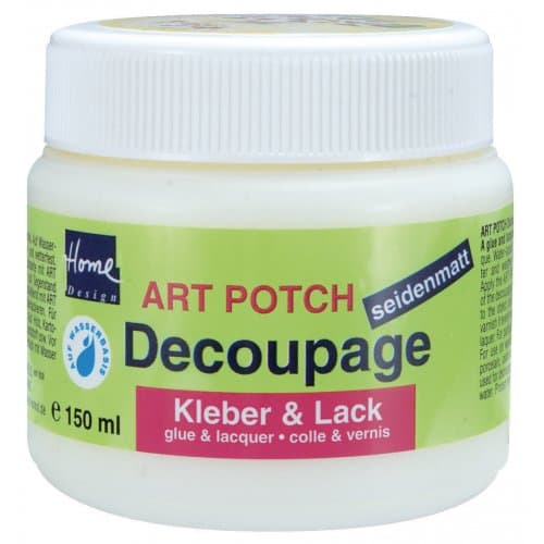 Kreul Art Potch lepidlo lak ubrouskovou techniku sametový 150ml