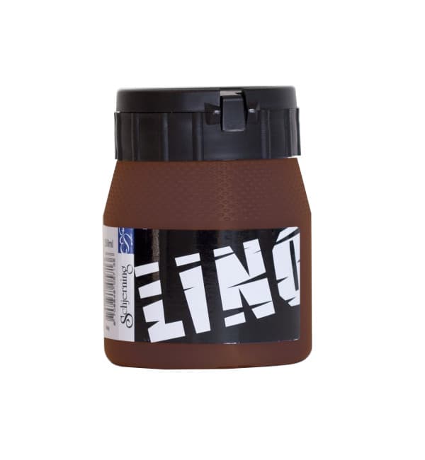 Schjerning Lino hnědá barva na linoryt 250 ml