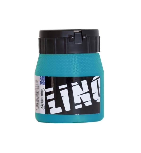 Schjerning lino barva na linoryt tyrkysově zelená 250 ml
