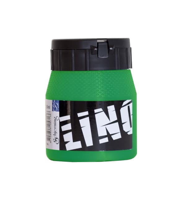 Schjerning Lino zelená barva na linoryt 250 ml