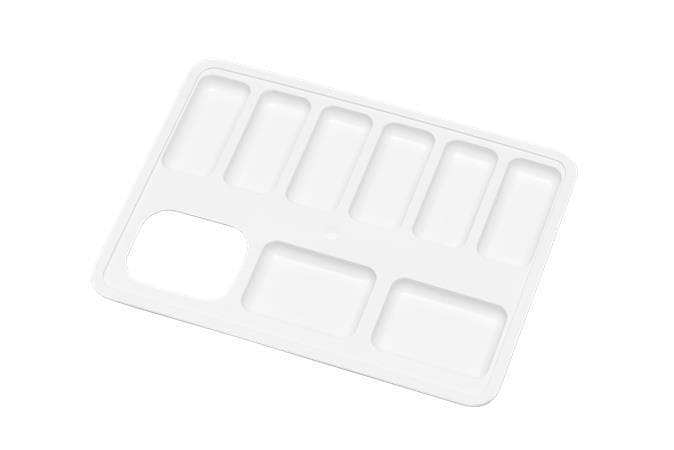 Pulse plastová obdélníková malířská paleta s 8 poli