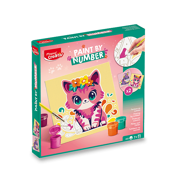 Maped Creativ Paint by Number sada kočička králíček