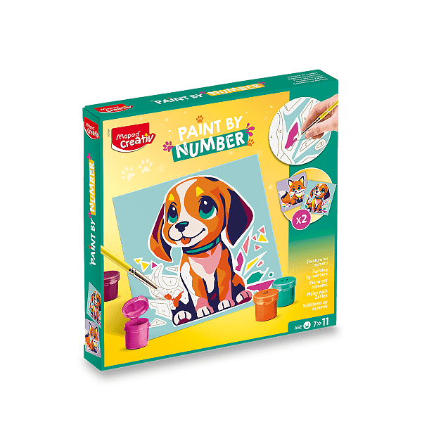 Maped Creativ Paint by Number sada pes a liška