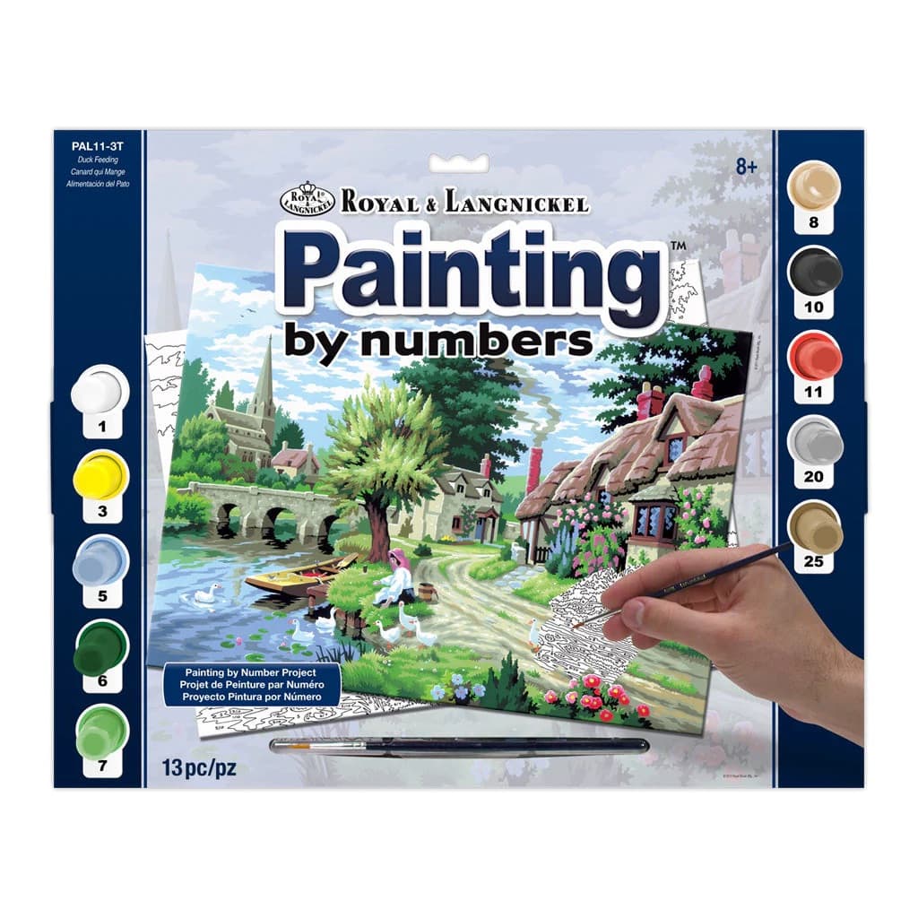 Royal Langnickel malování podle čísel kachny sada akrylové barvy