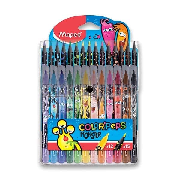 Maped Color'Peps Monster sada 27 ks fixy pastelky