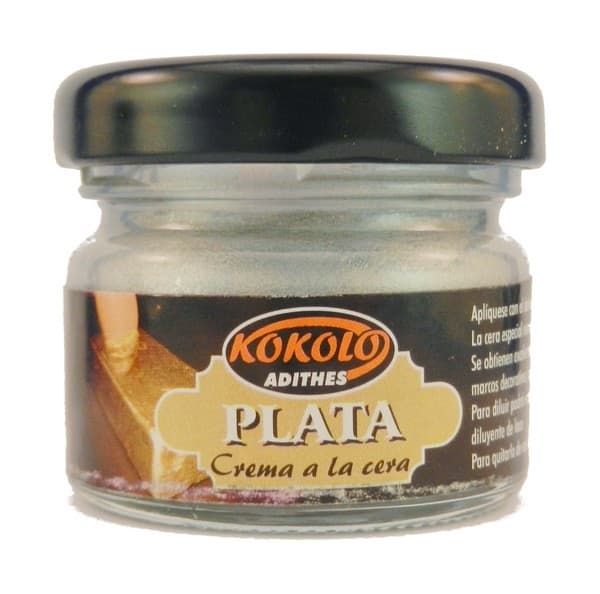 Kokolo Zlato ORO PLATA metalická pasta stříbrná 25 ml