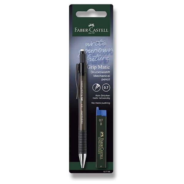 Faber-Castell GRIP Matic automatická mikrotužka 0,7 mm černá