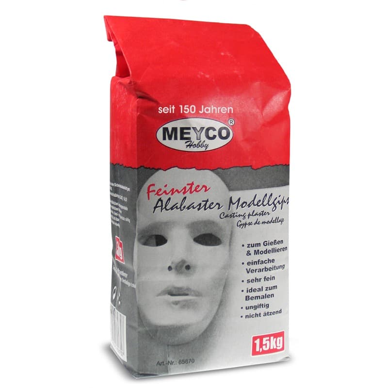 Meyco alabastrově bílá modelovací sádra 1,5 kg