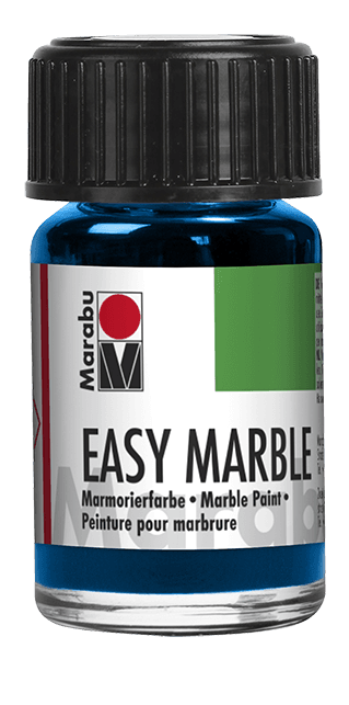 Marabu Easy Marble 15 ml modrá azurová barva 95