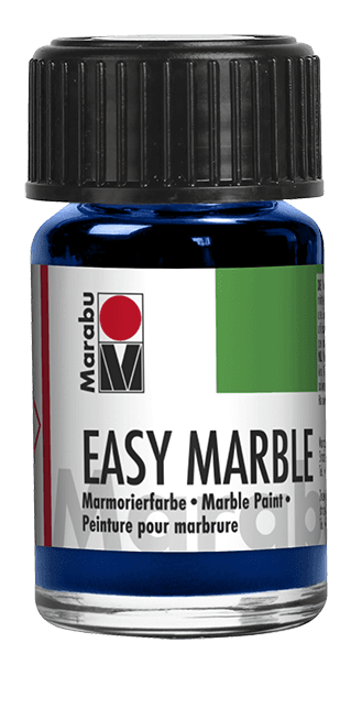 Marabu Easy Marble 15 ml modrá ultramarín mramorovací barva