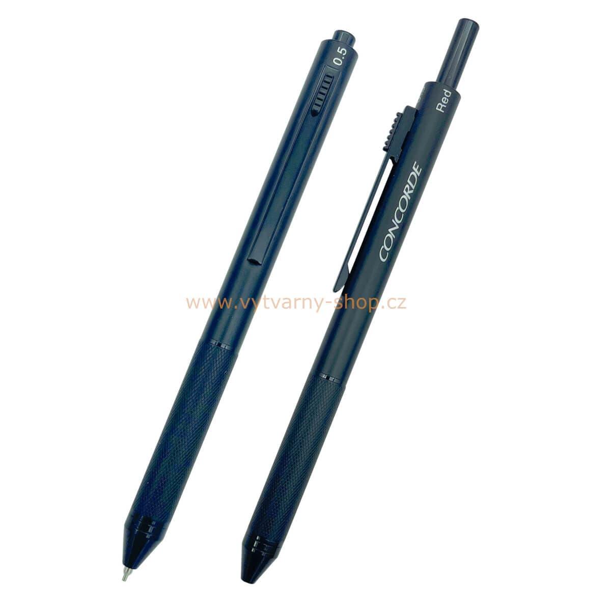 Multifunkční kovové pero Concorde Chameleon 4 v 1 pohled zepředu